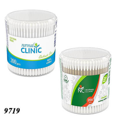 Ватні палички в банці 200 шт.