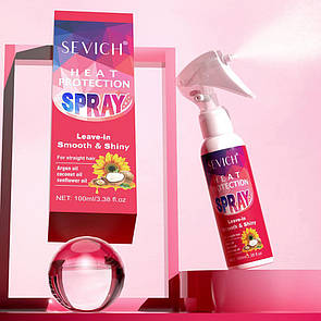 Випрямляючий термозахисний спрей для волосся Quick Sevich Hair 100 ml