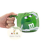 Кухоль M&M's керамічний 3D дизайн, «Зелений» 530 мл., фото 2