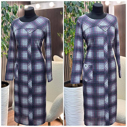 Стильна жіноча сукня, тканина "Трикотаж" 52, 54, 56, 58, 60 розмір 52, фото 1