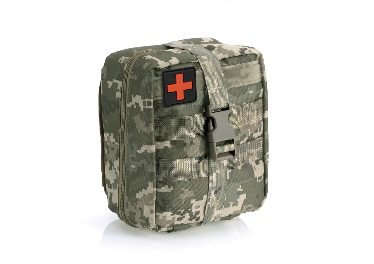 Аптечка швидкоскидна загальновійськова індивідуальна (АМЗІ) за Наказом МОУ №506, піксель