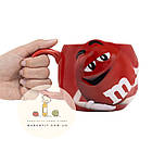 Кухоль M&M's керамічний 3D дизайн, «Червоний» 530 мл., фото 3