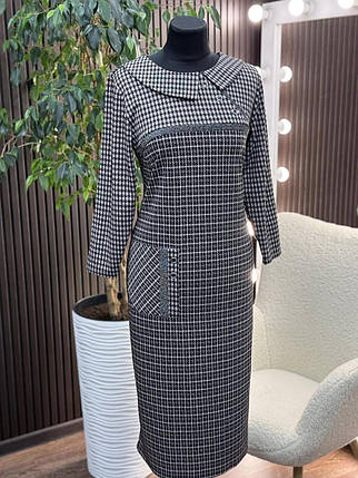 Стильна жіноча сукня, тканина "Трикотаж" 52, 58 розмір 52, фото 3