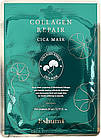 Маска тканинна Eshumi для обличчя Collagen Repair Cica з колагеном і центелою
