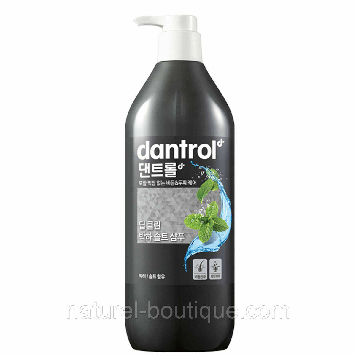 Шампунь Dantrol для волосся Deep Clean Peppermint Salt глобке очищення 820 мл