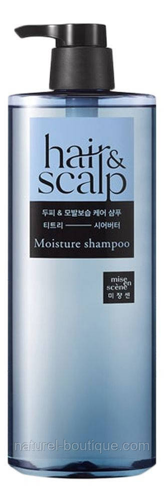 Шампунь Mise en scène Hair & Scalp Moisture для зволоження шкіри голови та волосся 750 мл