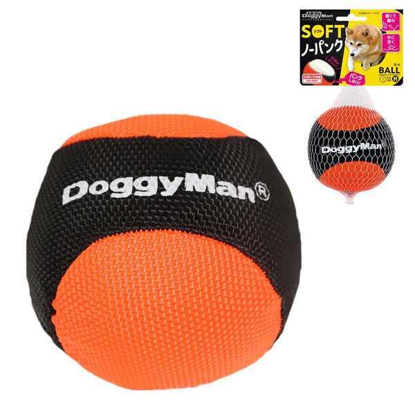 М'який м'яч DoggyMan Soft Ball M з наповнювачем іграшка для собак