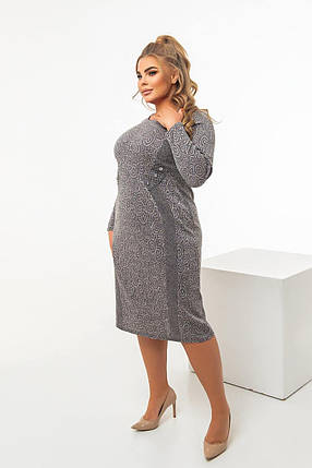 Стильна жіноча сукня, тканина "Трикотаж" 50, 52, 56, 58 розмір 50, фото 2