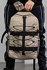 Рюкзак чоловічий жіночий міський Delta бежевий Портфель спортивний, фото 7