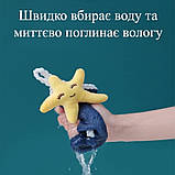 Набір 4 шт кухонні рушники/тряпки корал фліс 30 х 30 см для рук (LB-177819), фото 4