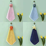 Набір 4 шт кухонні рушники/тряпки корал фліс 30 х 30 см для рук (LB-177819), фото 7