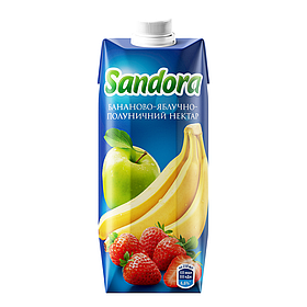 Sandora Бананово-яблучно-полуничний нектар 500 мл