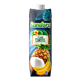 Sandora "Смаки світу. Сонячні Кариби" Банан, ананас, кокос нектар 950мл
