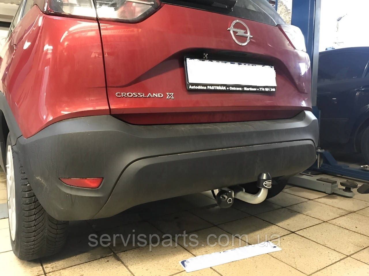 Фаркоп Opel Crossland X 2017- (Опель Кросланд) оцинкований
