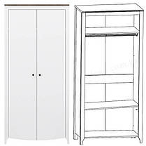 Шафа Каріна SZF2D  2200х1030х590мм німфея альба + дуб сонома трюфель  Гербор, фото 3