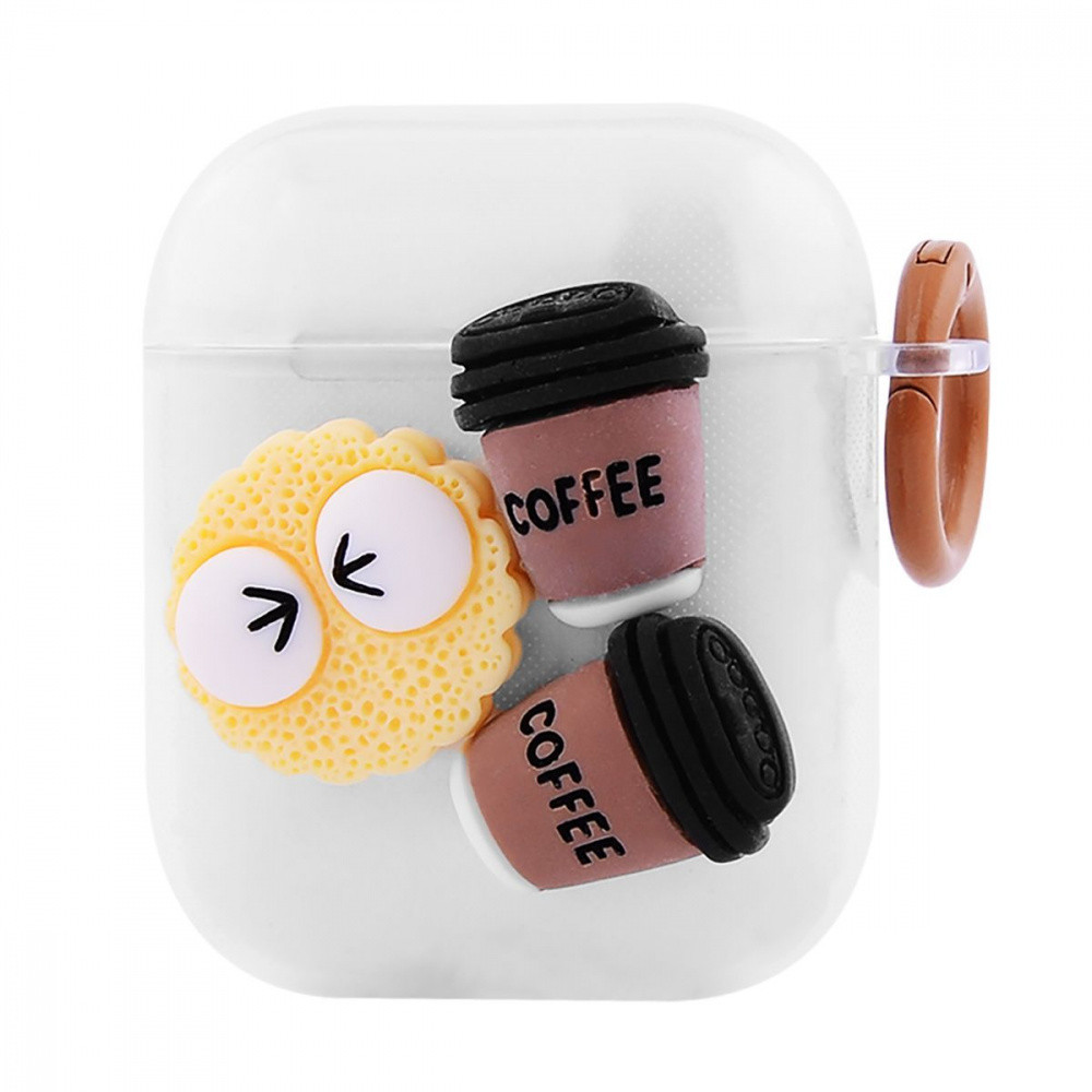 Чехол Pretty Things Case AirPods 1/2 white, фото 1