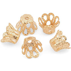 Обіймач для намистин Галілео +-200 шт. 5х6 мм Золотистий