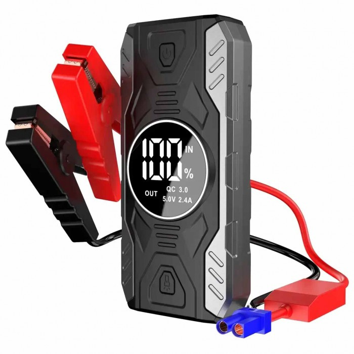 Пусковий пристрій для автомобіля JUMP STARTER QY19 119000 мАh з ліхтариком