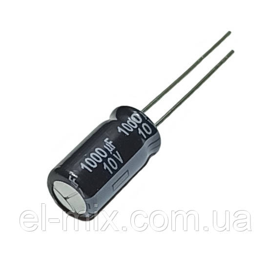 Конденсатор електроліт. комп'ютерний 1000 мкФ 10 В Panasonic 105*С FR 8*15 EEUFR1A102L