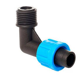 Коліно 1/2" зовнішнє різьблення для стрічки SL-002.3(1/2")