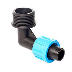 Коліно 3/4" зовнішнє різьблення для стрічки SL-002.3(3/4")