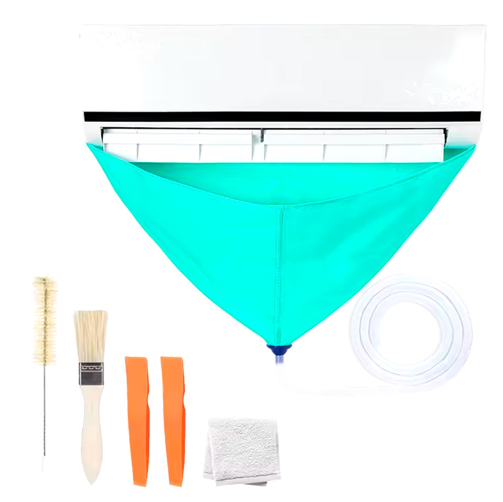 Набір для чищення і миття кондиціонера з інструментами і дренажом 5в1, фото 1