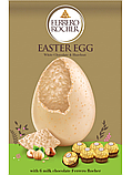Пасхальний набір шоколадне яйце з цукерками Ferrero Rocher White Chocolate Easter Egg 250г, фото 2