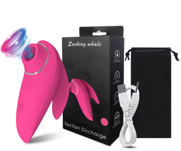 Вакуумний вібратор Dolphin Вібратор всмоктувач для сосків Стимулятор клітора