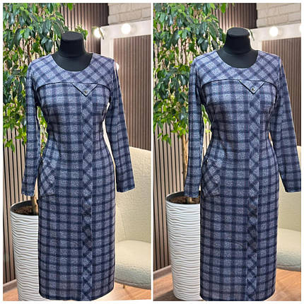 Стильна жіноча сукня, тканина "Трикотаж" 52, 54, 56 розмір 52, фото 1