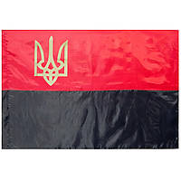 Прапор УПА з тризубом 105*70 см нейлоновий