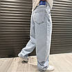 Чоловічі широкі джинси Big Boy, світло-блакитні, оверсайз, скейтери, хіп-хоп стиль, фото 2