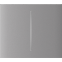 CenterButton (2-gang) vertical fog Центральна кнопка для двоклавішного вимикача Ajax