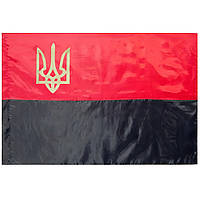Прапор УПА з тризубом 135×90 см нейлоновий