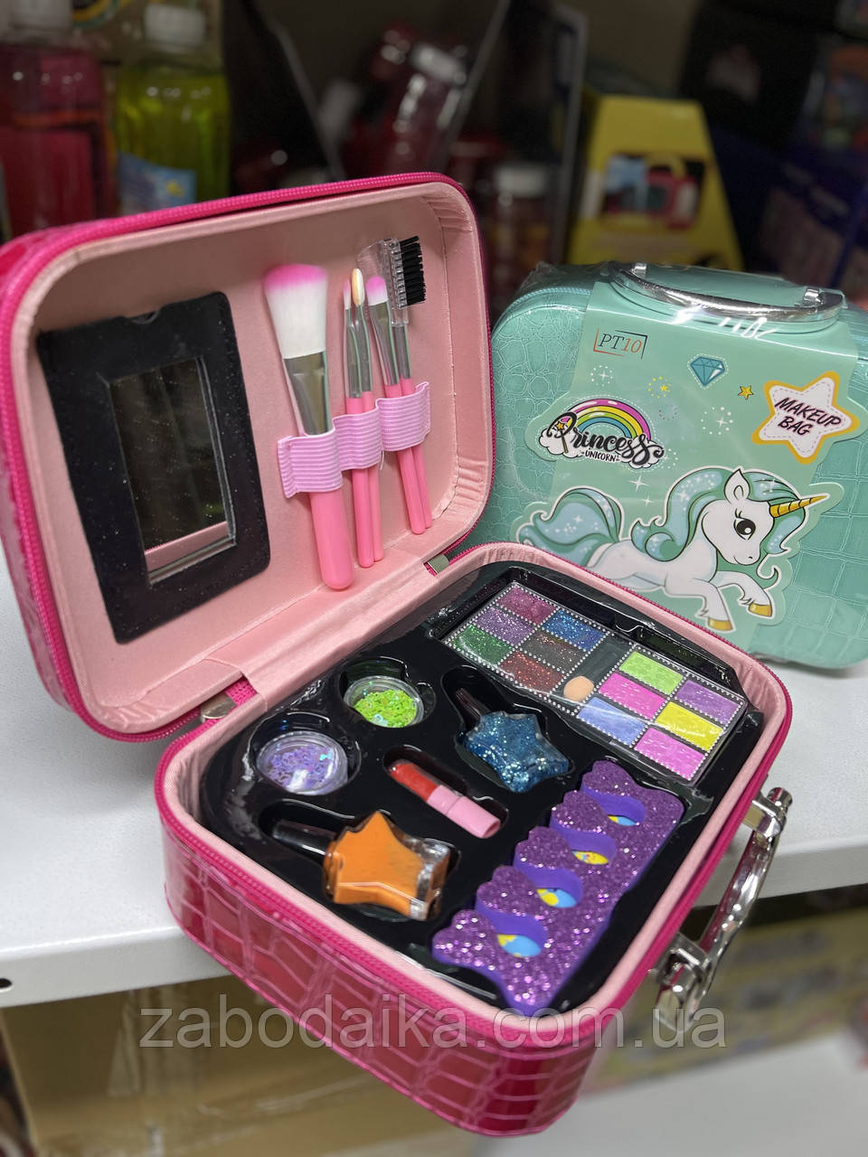 Набір косметики та манікюру сумочка, косметичка для дівчинки, дитяча косметика, фото 1