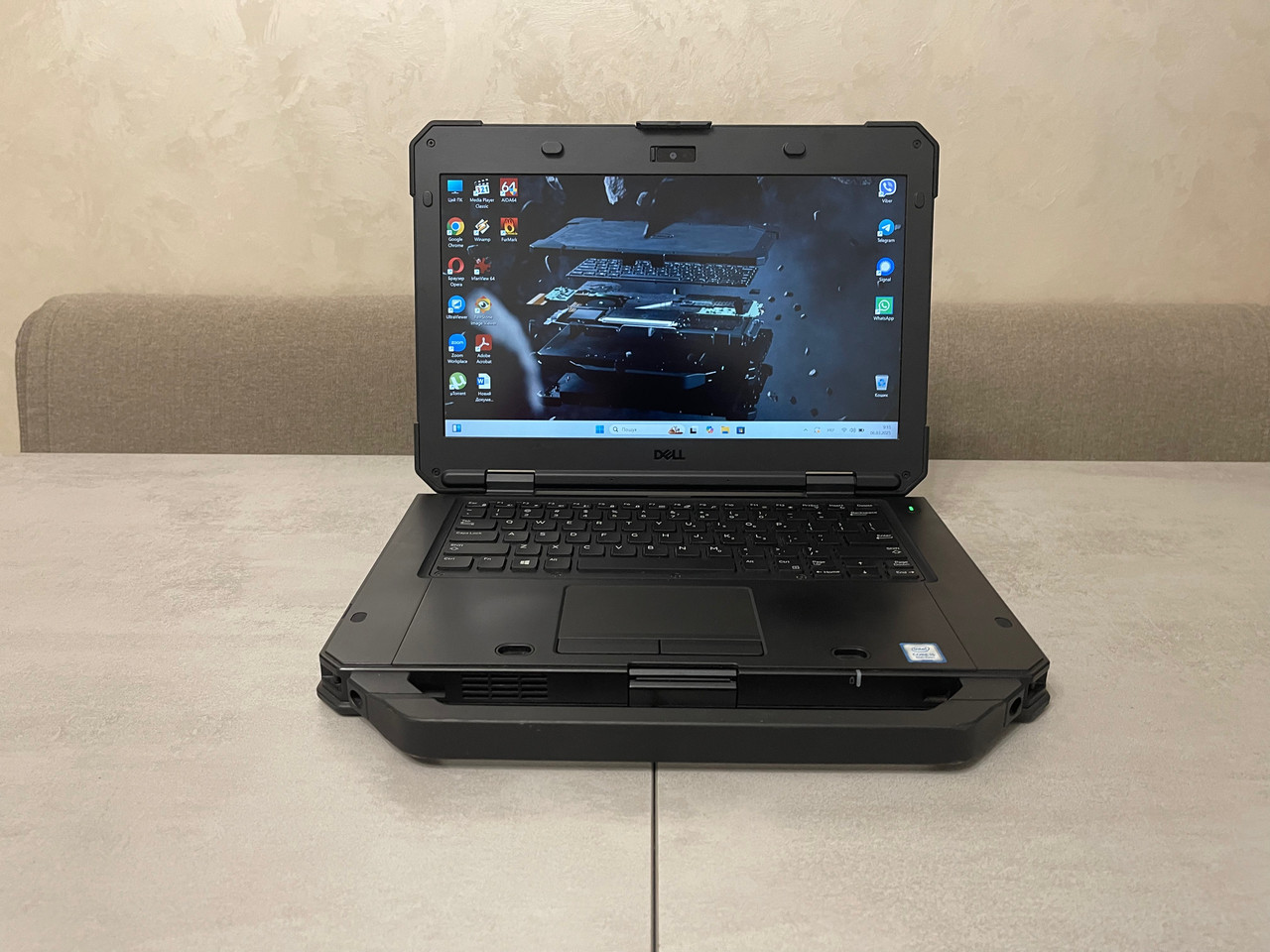 Захищений ноутбук Dell 5420 Rugged, 14" FHD IPS, i5-8350U, 16GB, 512GB SSD, AMD Radeon RX540 4GB