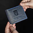 Обкладинка на посвідчення особи з інвалідністю внаслідок війни темно-синя, фото 2