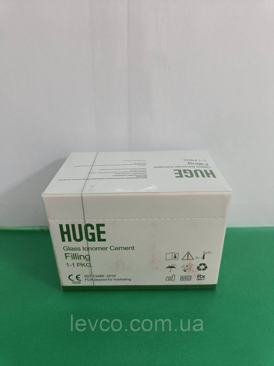 FILIING GIC HUGE СКЛОІНОМЕРТНИЙ ЦЕМЕНТ ДЛЯ РЕСТАВРАЦІЙ 15Г+12 МЛ, фото 1