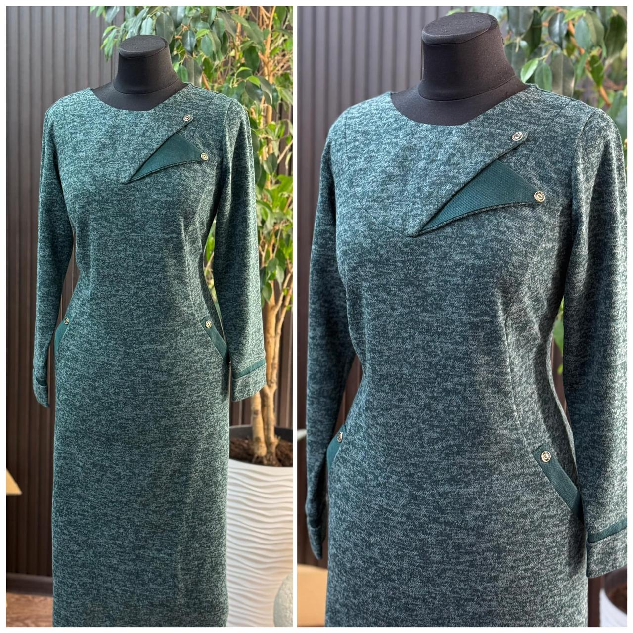 Стильна жіноча сукня, тканина "Ангора" розмір 52