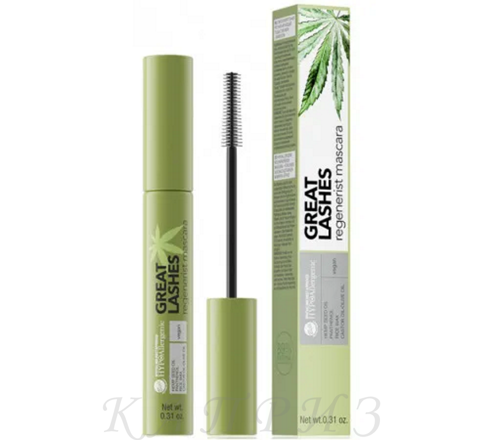 Туш для вій Bell HypoAllergenic Great Lashes Regenerist Mascara 9 мл, фото 1