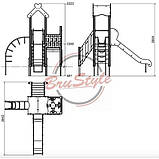 Дитячий майданчик "Сонечко" міні з гіркою, фото 2