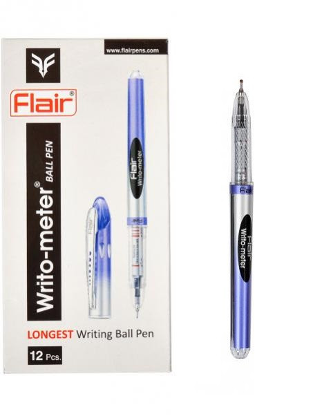 Ручка кулькова Flair "Sporty Writo meter" 10 км. синя KNZ