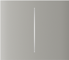 CenterButton (2-gang) vertical oyster Центральна кнопка для двоклавішного вимикача Ajax