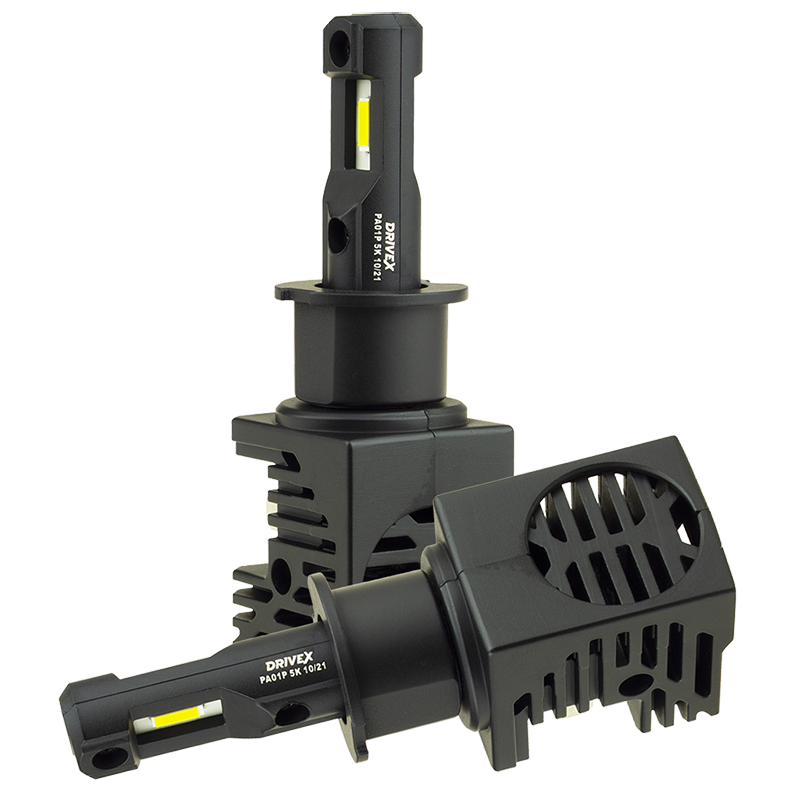 LED лампи автомобільні DriveX PA-01P H3 5000K LED 12W 9-32V