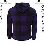Кофта худі в клітинку чоловіча Lee Cooper (Лі Купер) з Англії - шерпа, фото 2