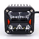 Фара додаткового світла DriveX WL SQ-105 DLX 3" DB+DRL 4L-20W OSR, фото 3