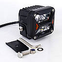 Фара додаткового світла DriveX WL SQ-105 DLX 3" DB+DRL 4L-20W OSR, фото 4