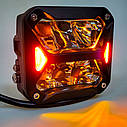 Фара додаткового світла DriveX WL SQ-105 DLX 3" DB+DRL 4L-20W OSR, фото 7
