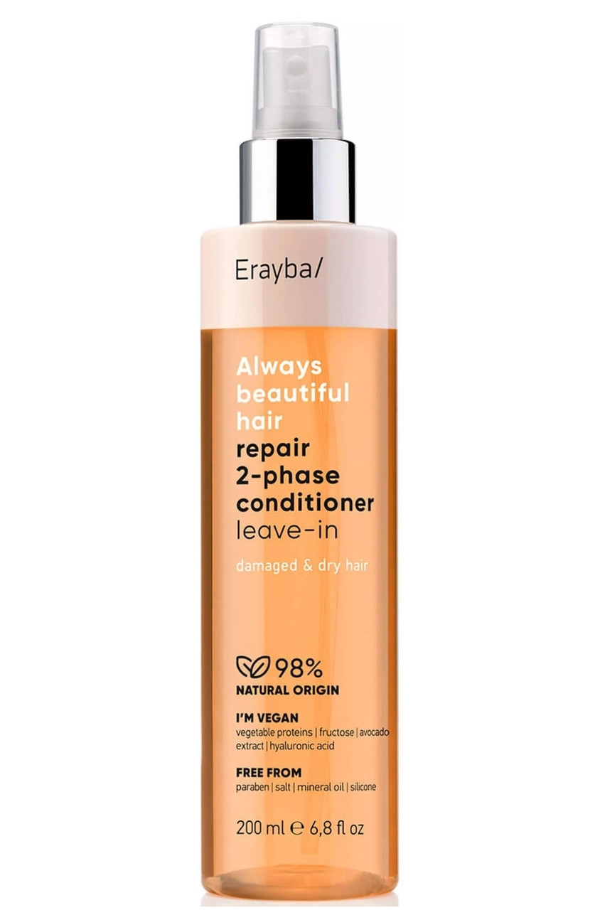 Двофазний кондиціонер для пошкодженого волосся Erayba ABH Repair 2-phase Conditioner Leave-in, 200 ml