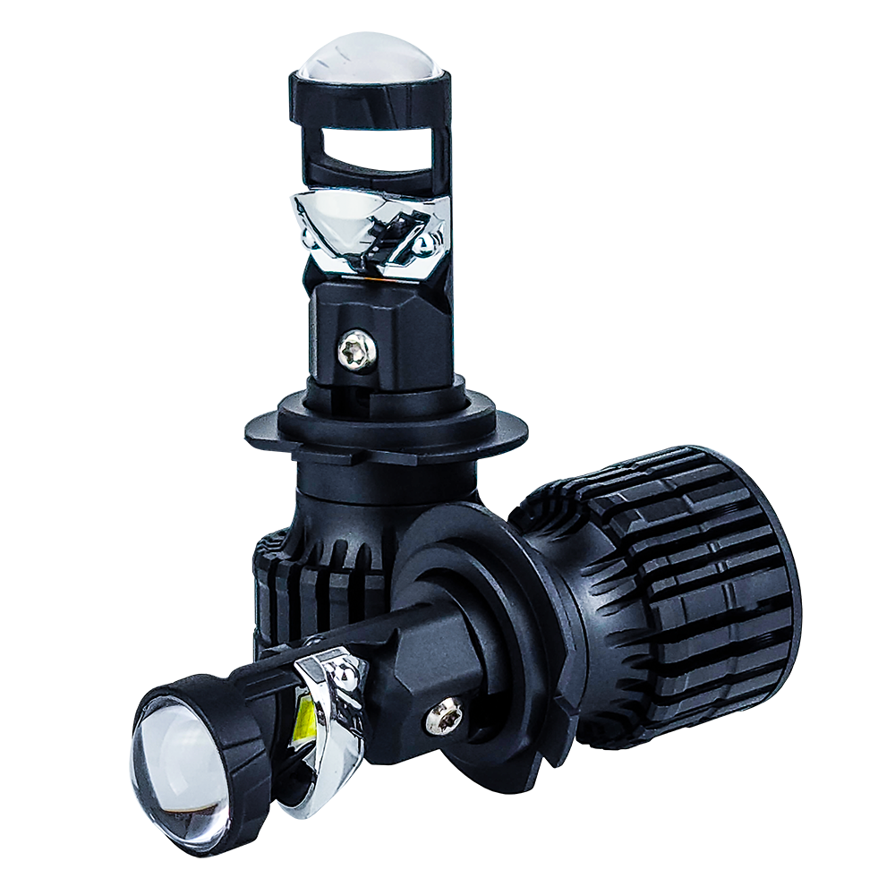 LED лампи автомобільні з лінзою DriveX LE-07 H7 6000K 55W 9-32V