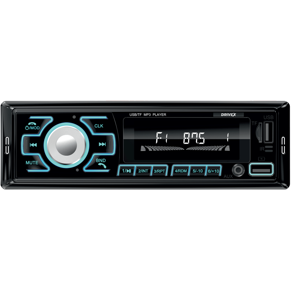Автомагнітола 1-Din DriveX MPU-105 4х45Вт BT APP, фото 1